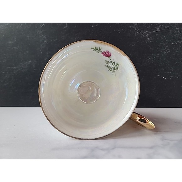 Vintage October Cosmos Tea Cup - Picture 6 of 10